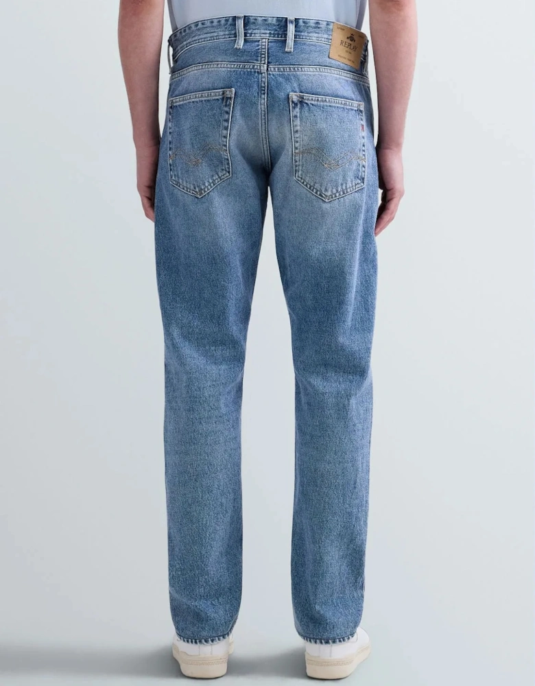 Replay Grover Straight Fit Jeans - Light Wash 0C2.009