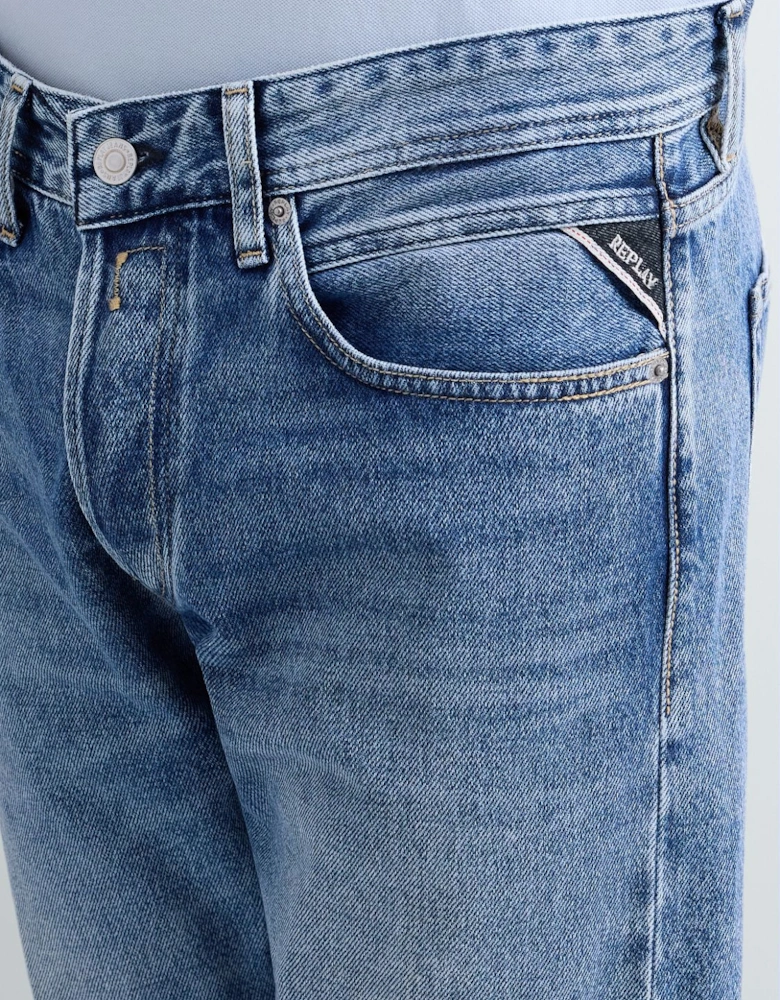 Replay Grover Straight Fit Jeans - Light Wash 0C2.009