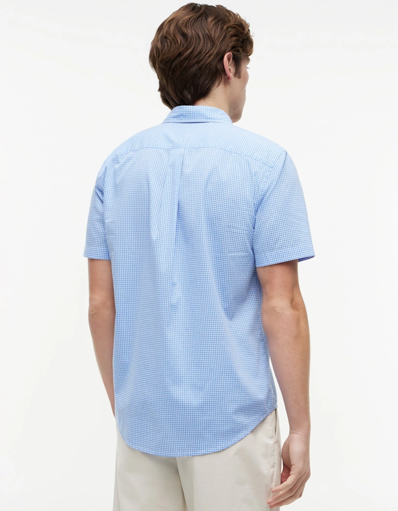 Tommy Hilfiger Flex Poplin Gingham Mens Shirt - Blue Spell/Check