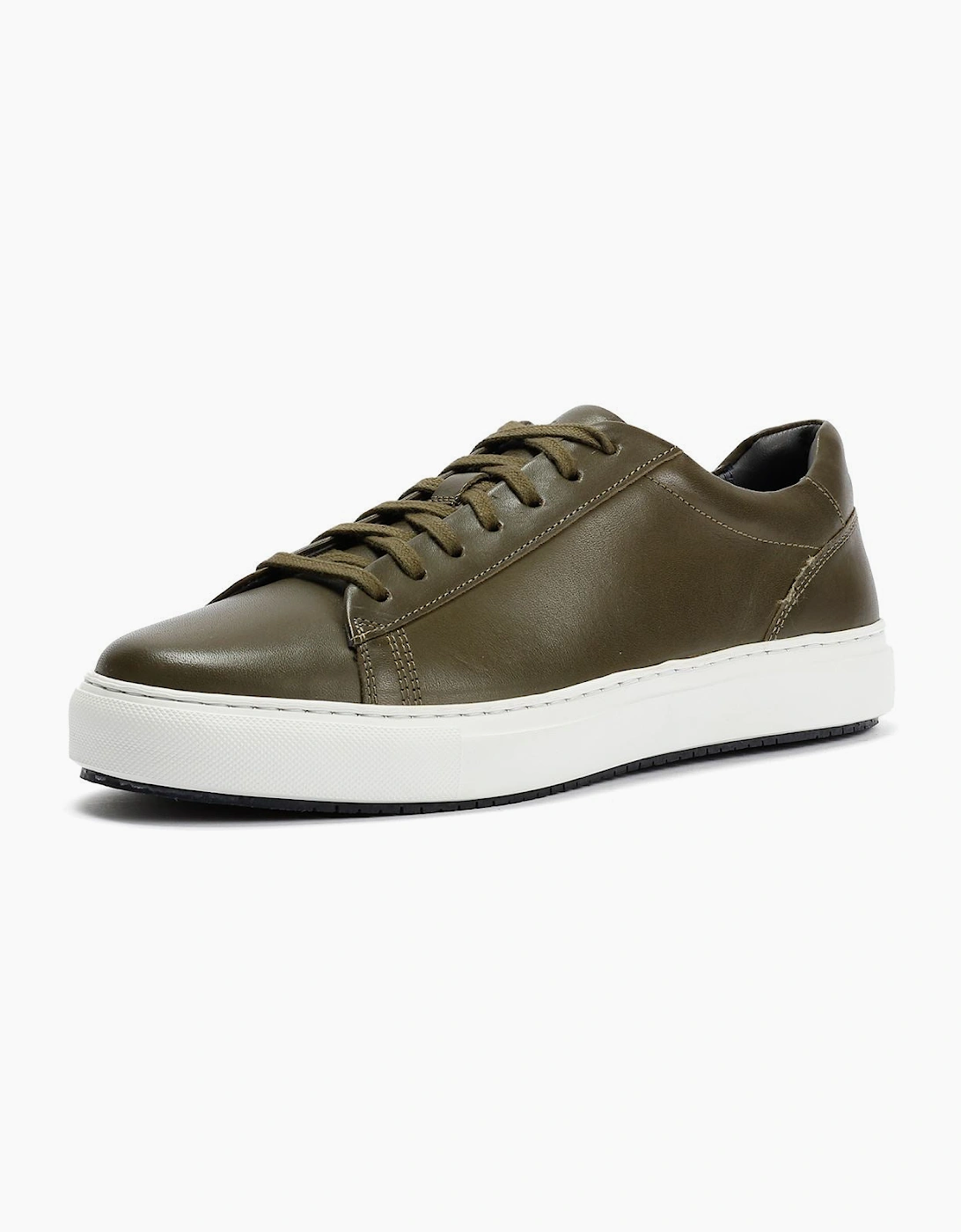 Ben Sherman Ace Cupsole Leather Men's Olive Trainers