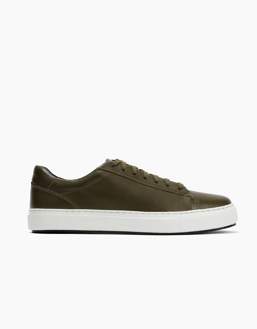 Ben Sherman Ace Cupsole Leather Men's Olive Trainers