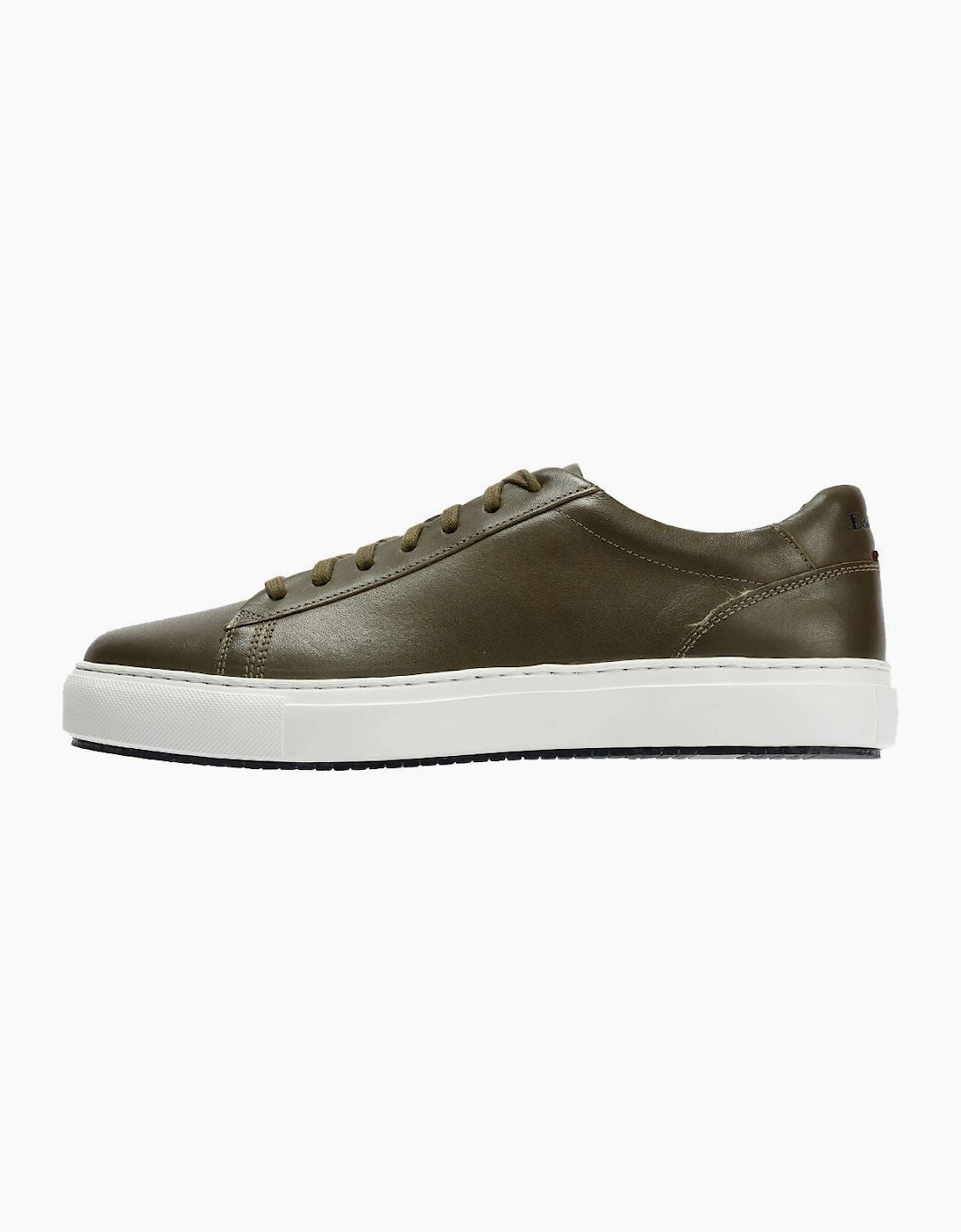 Ben Sherman Ace Cupsole Leather Men's Olive Trainers