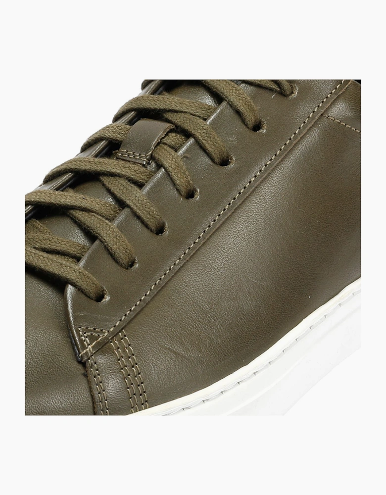 Ben Sherman Ace Cupsole Leather Men's Olive Trainers