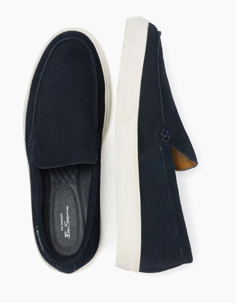 Ben Sherman Almer Suede Men's Navy Loafers