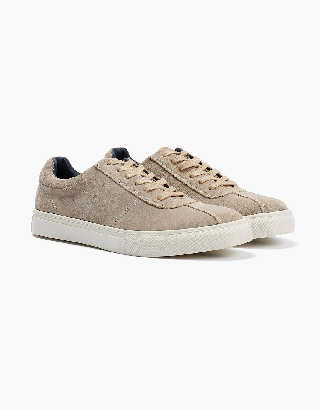 Ben Sherman Bentley II Suede Men's Stone Trainers, 9 of 8
