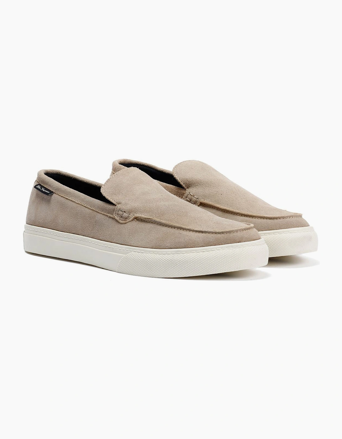 Ben Sherman Almer Suede Men's Stone Loafers, 9 of 8