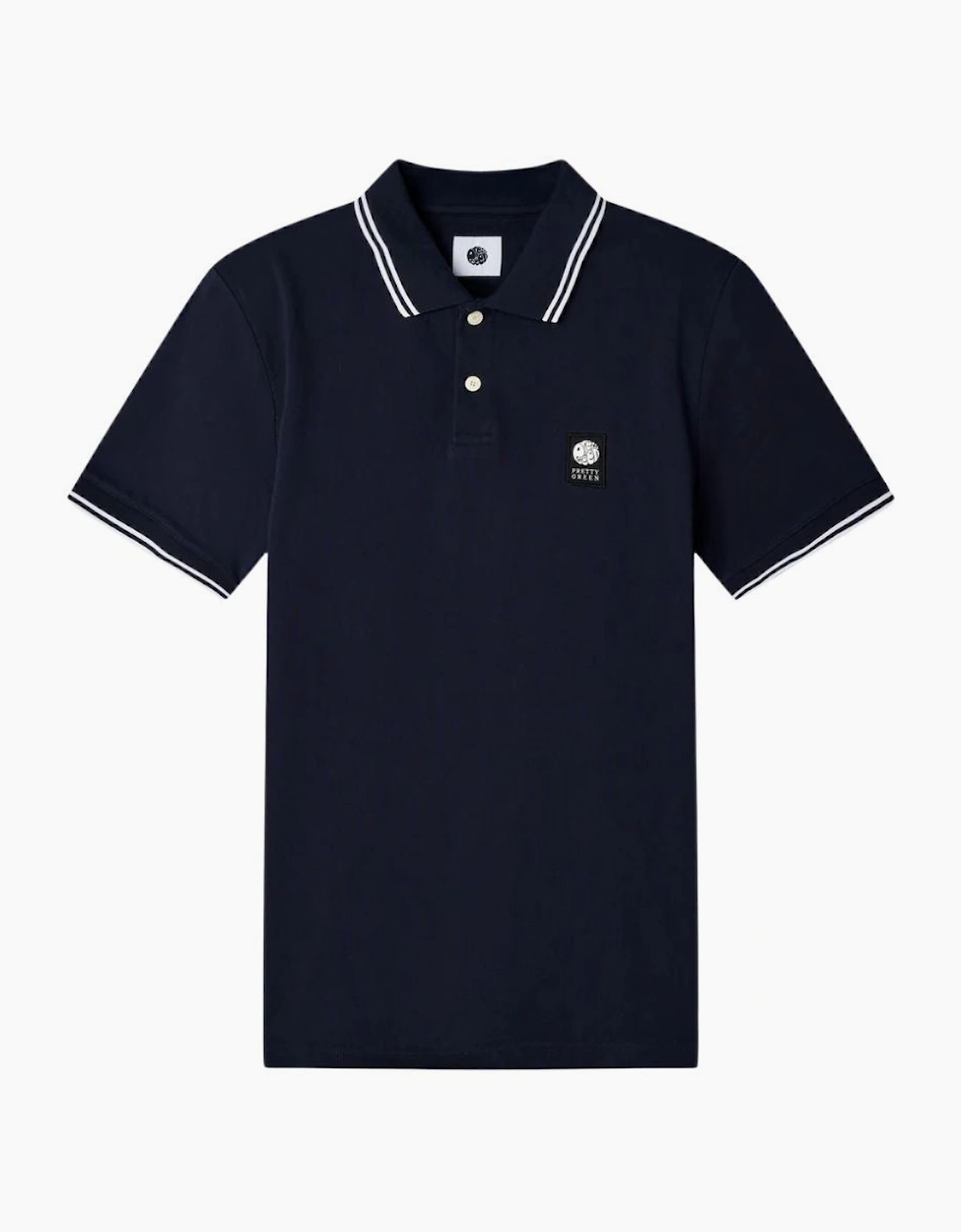 Pretty Green Men's Navy Rayner Ss Polo - Size 38
