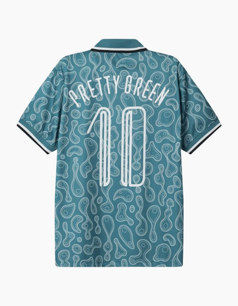 Pretty Green Outro Blue Football Top