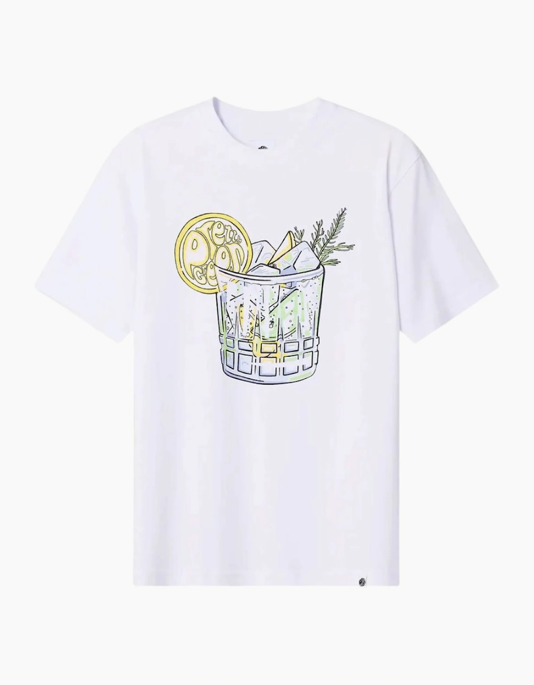 Pretty Green Gin and Tonic White T-Shirt