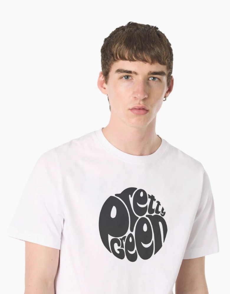 Pretty Green Gillespie SS White T-Shirt