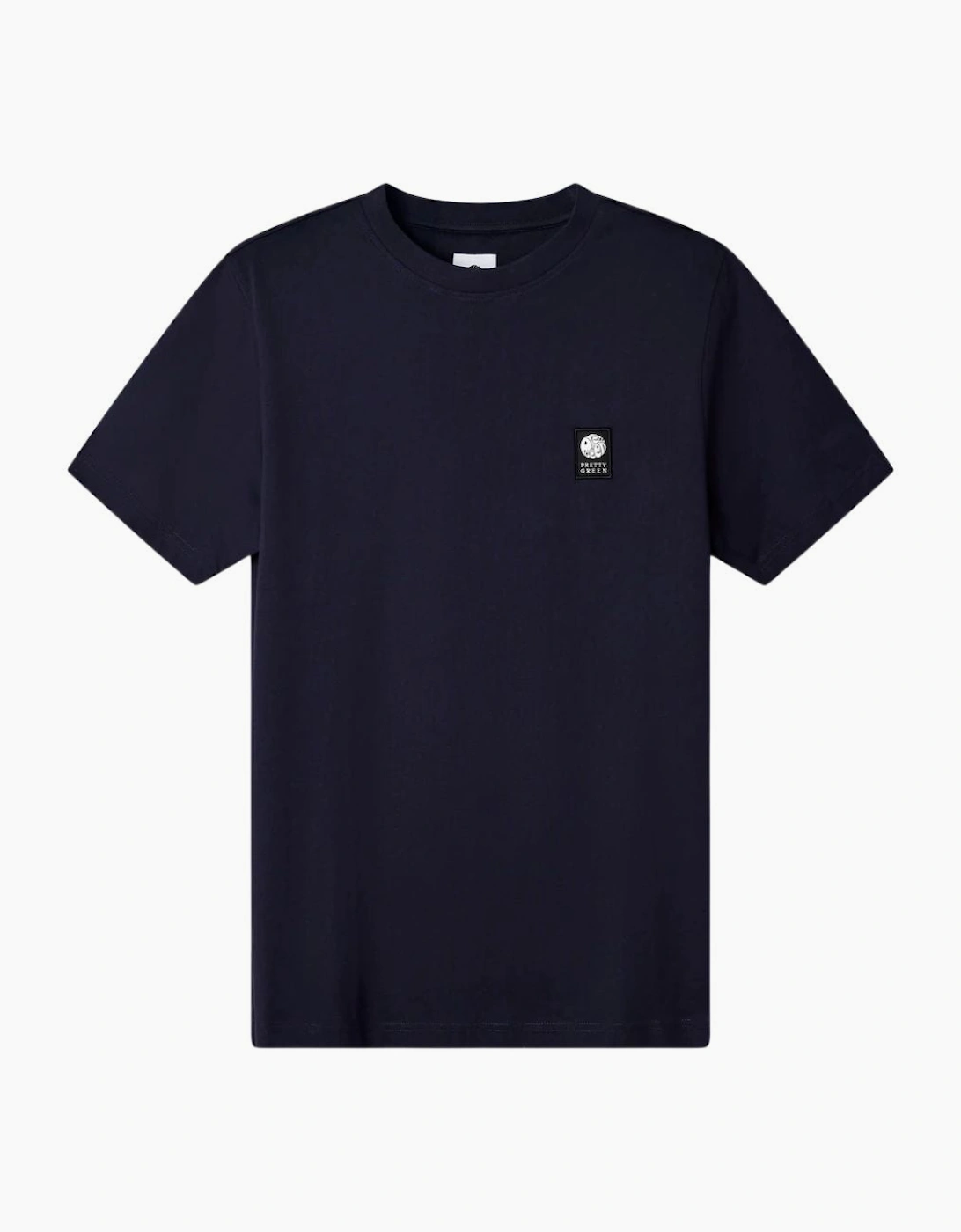 Pretty Green Men's Pretty Green Sinclair SS Navy T-Shirt - Black