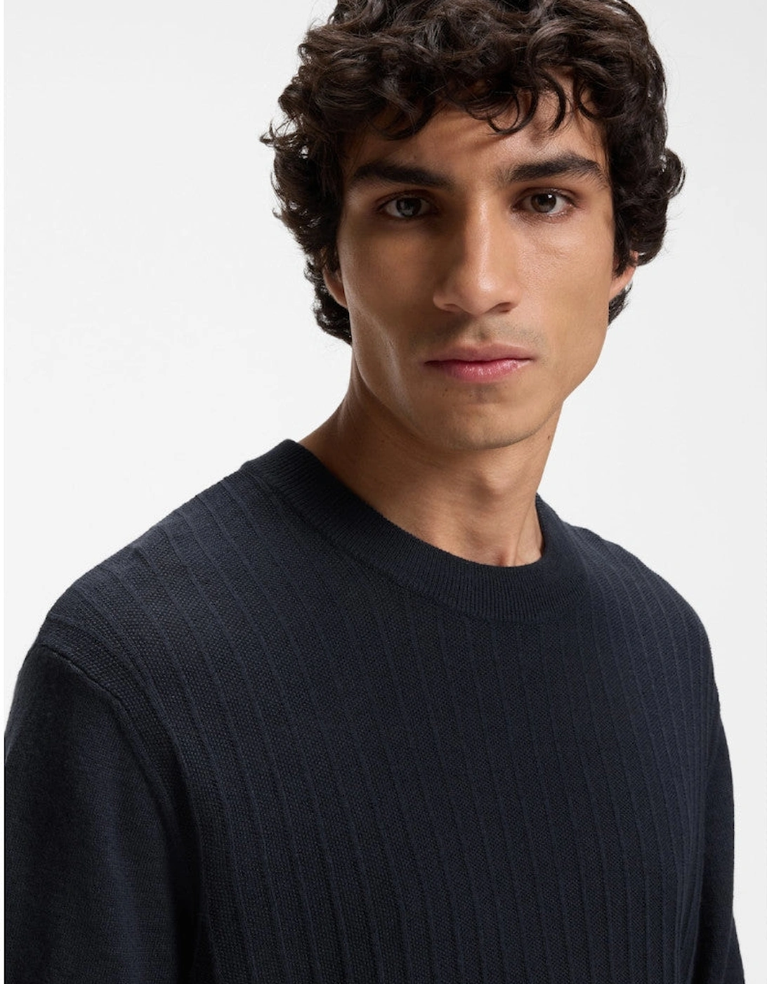 BOSS Orange Kajordino Sweater 404 Dk Blue