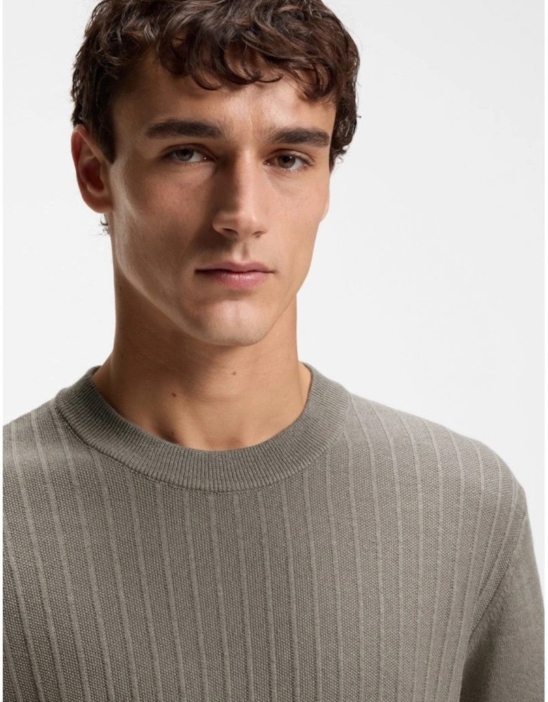 BOSS Orange Kajordino Sweater 070 Open Grey