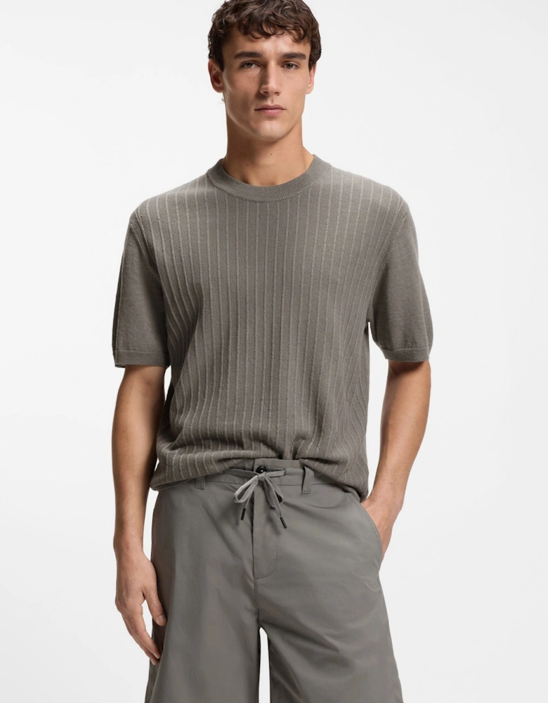 BOSS Orange Kajordino Sweater 070 Open Grey