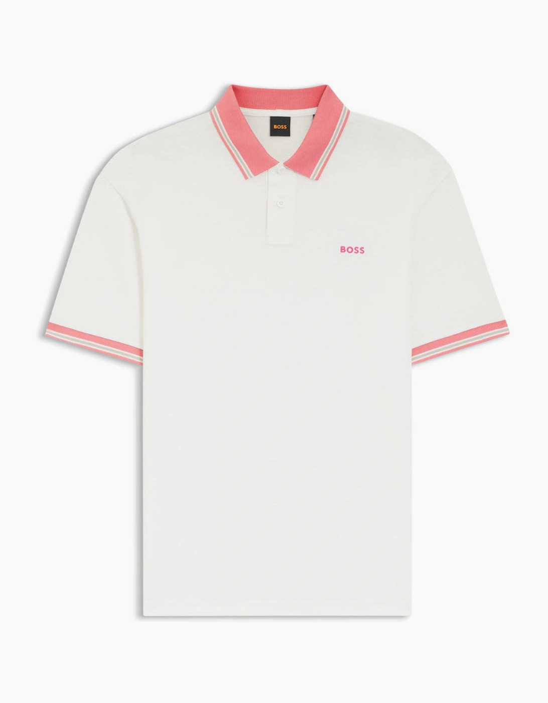 BOSS Orange Pe Blocks Polo Shirt 106 Natural, 5 of 4