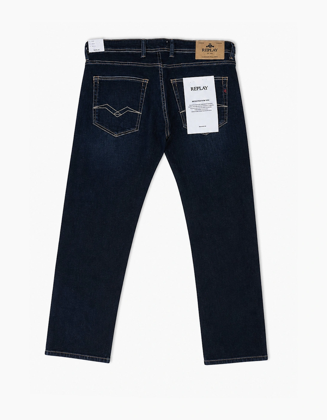 Replay Grover dark Blue stretch straight leg jean 007
