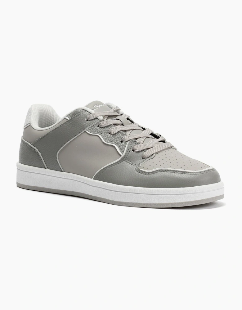 Ben Sherman Club Leather Men's Grey Trainers