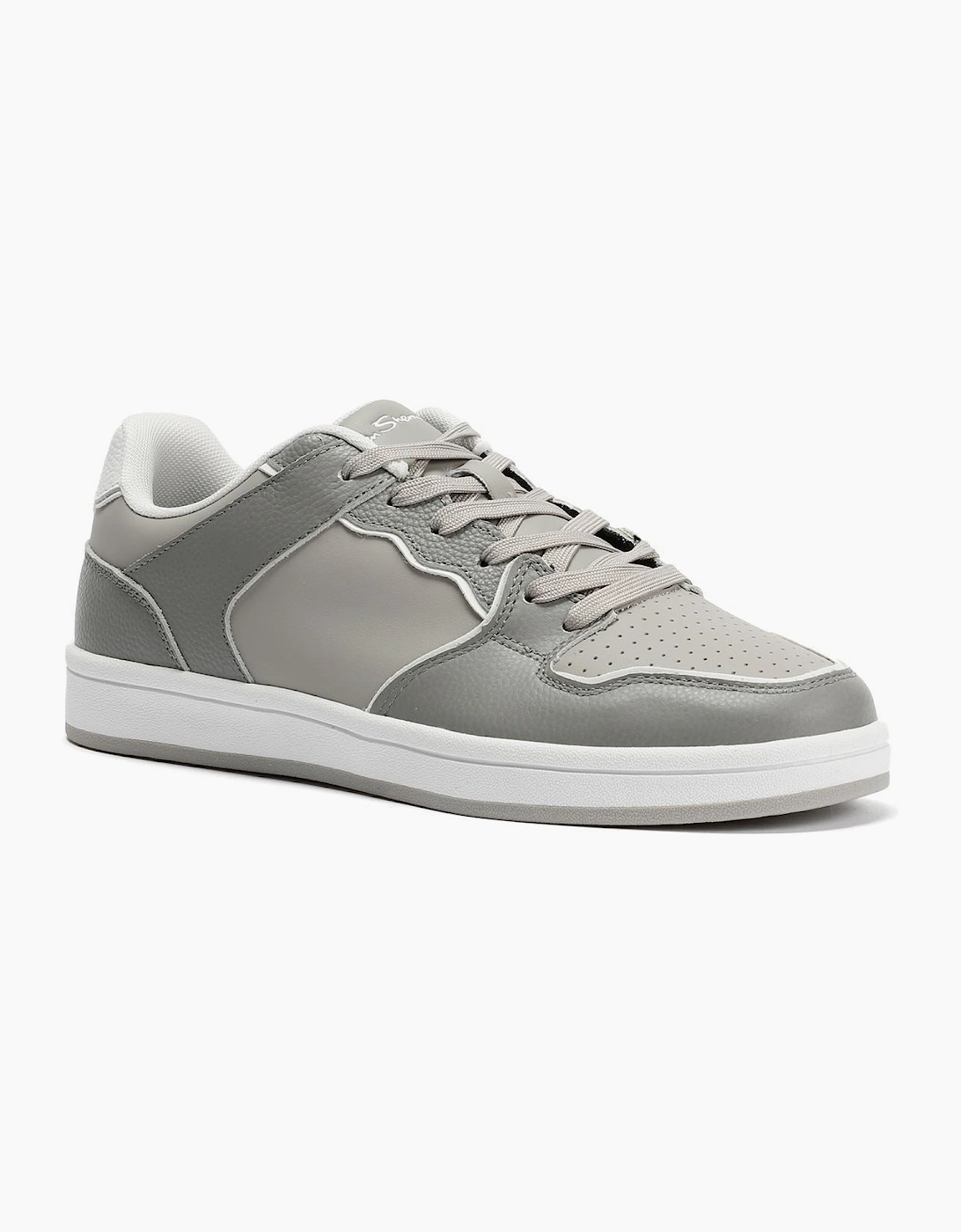 Ben Sherman Club Leather Men's Grey Trainers