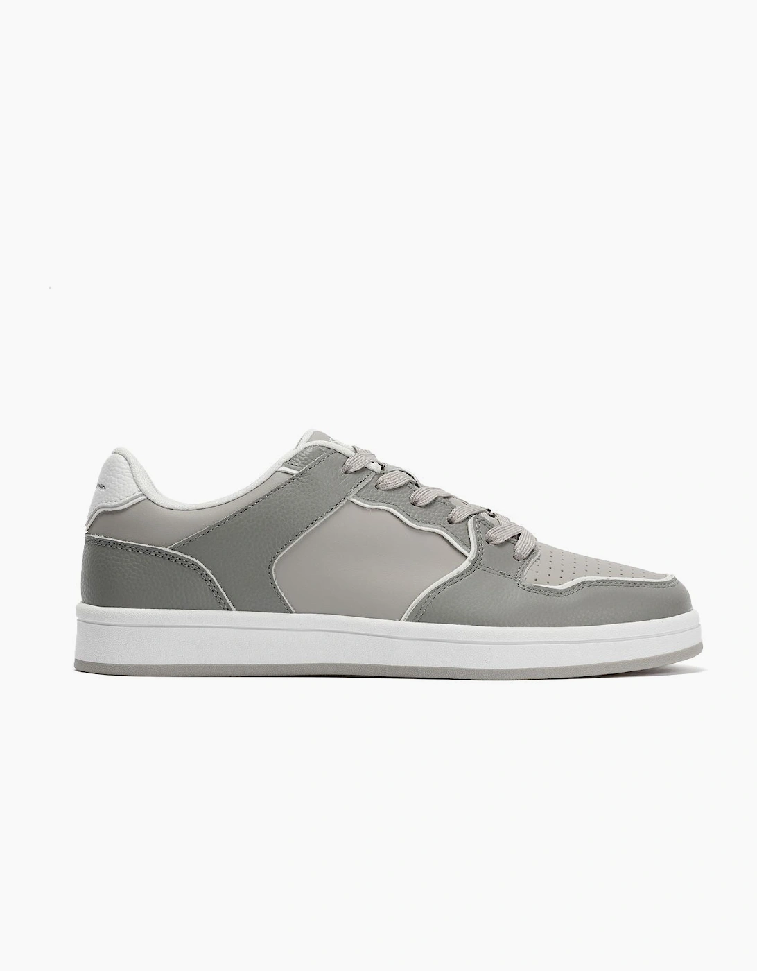 Ben Sherman Club Leather Men's Grey Trainers