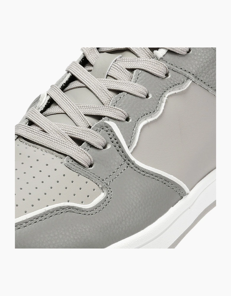 Ben Sherman Club Leather Men's Grey Trainers