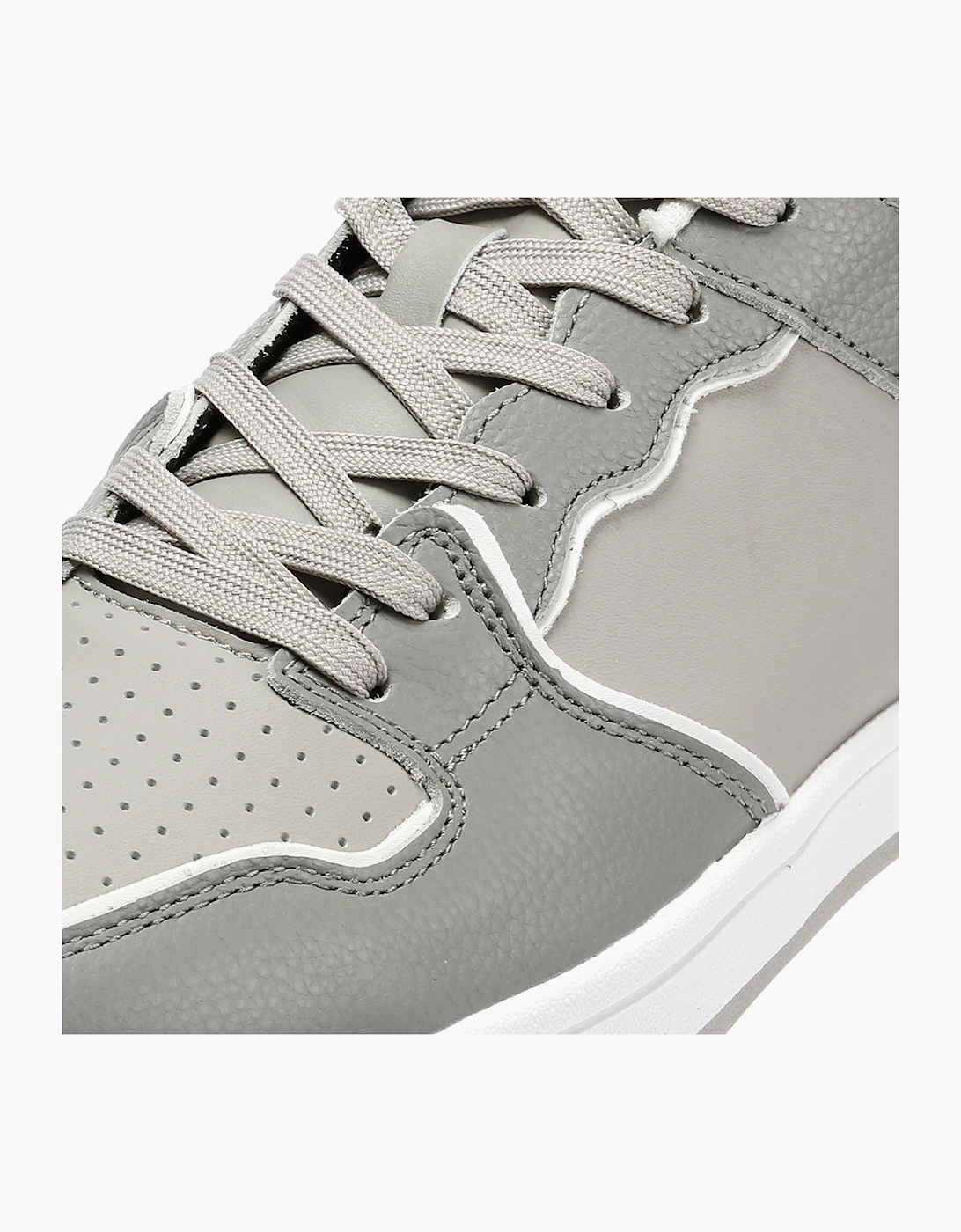 Ben Sherman Club Leather Men's Grey Trainers