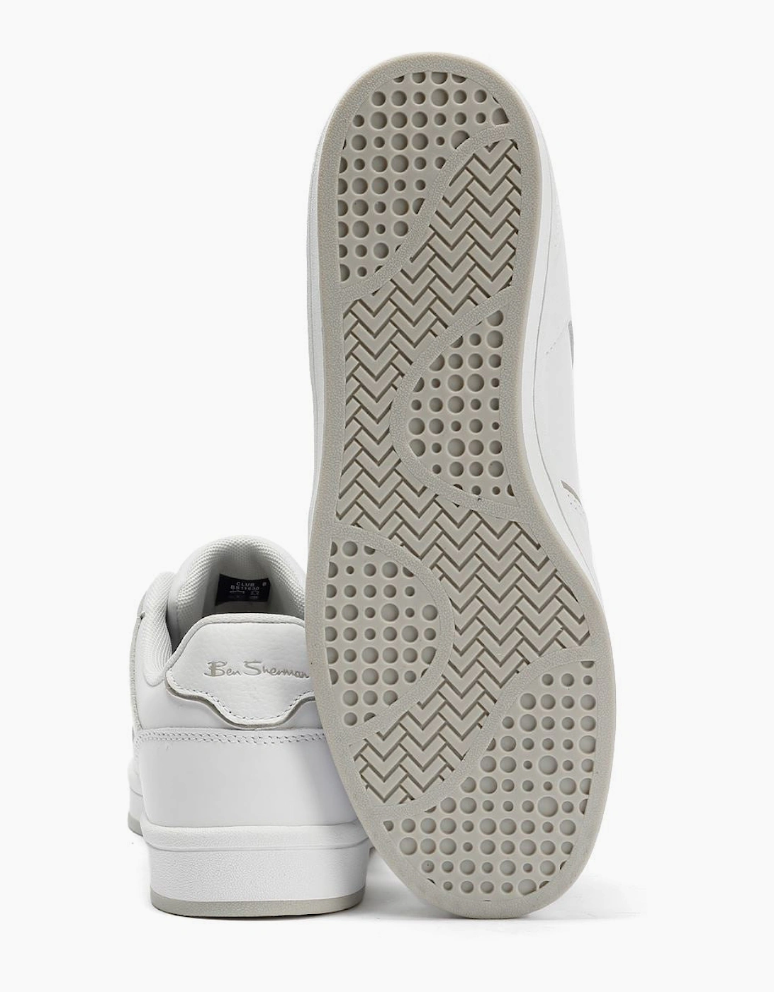 Ben Sherman Club Leather Men's White Trainers