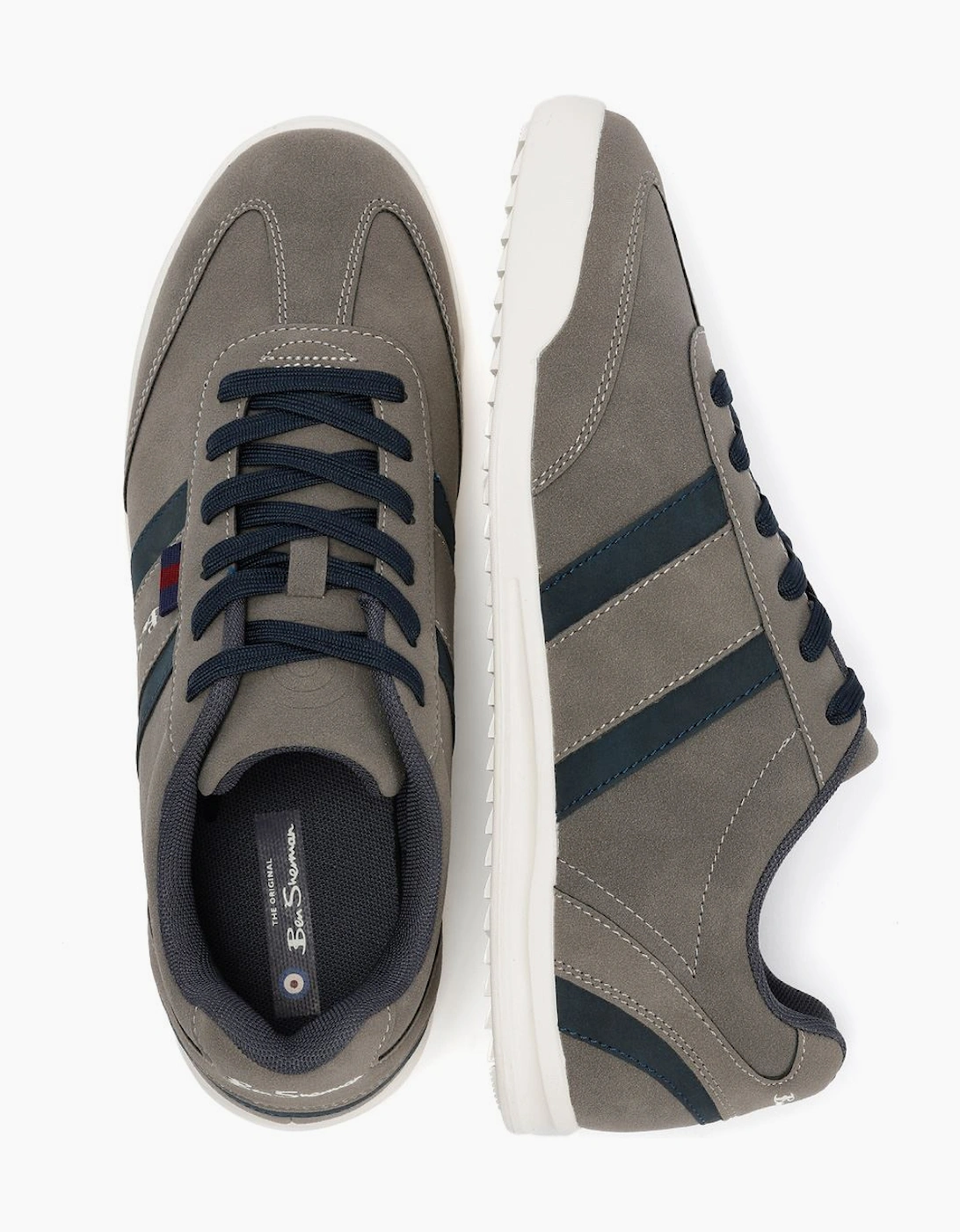 Ben Sherman Keeler Men's Grey/Navy Trainers