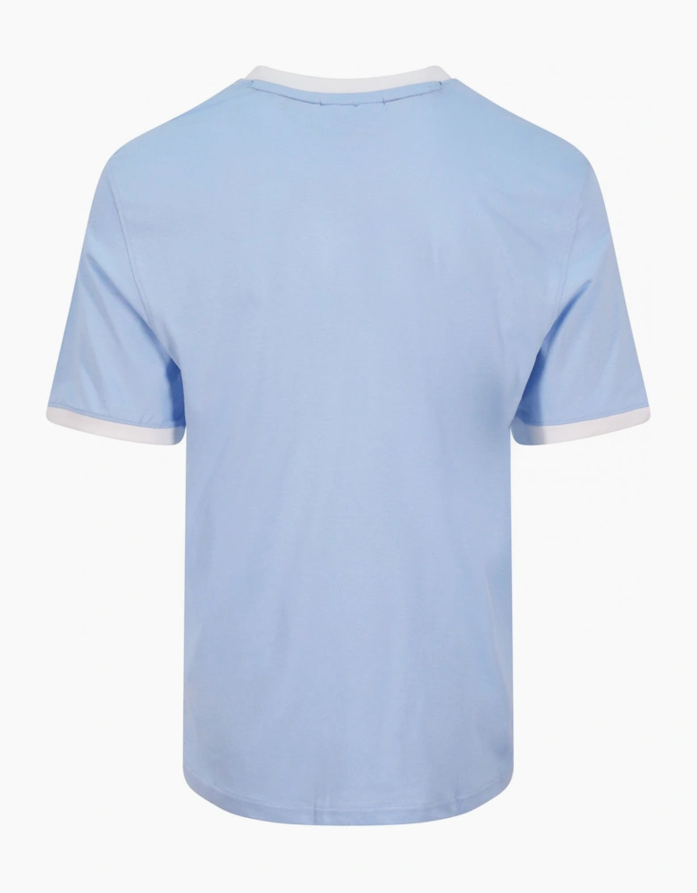 Marconi Essential Ringer T-Shirt | Frozen Fjord White