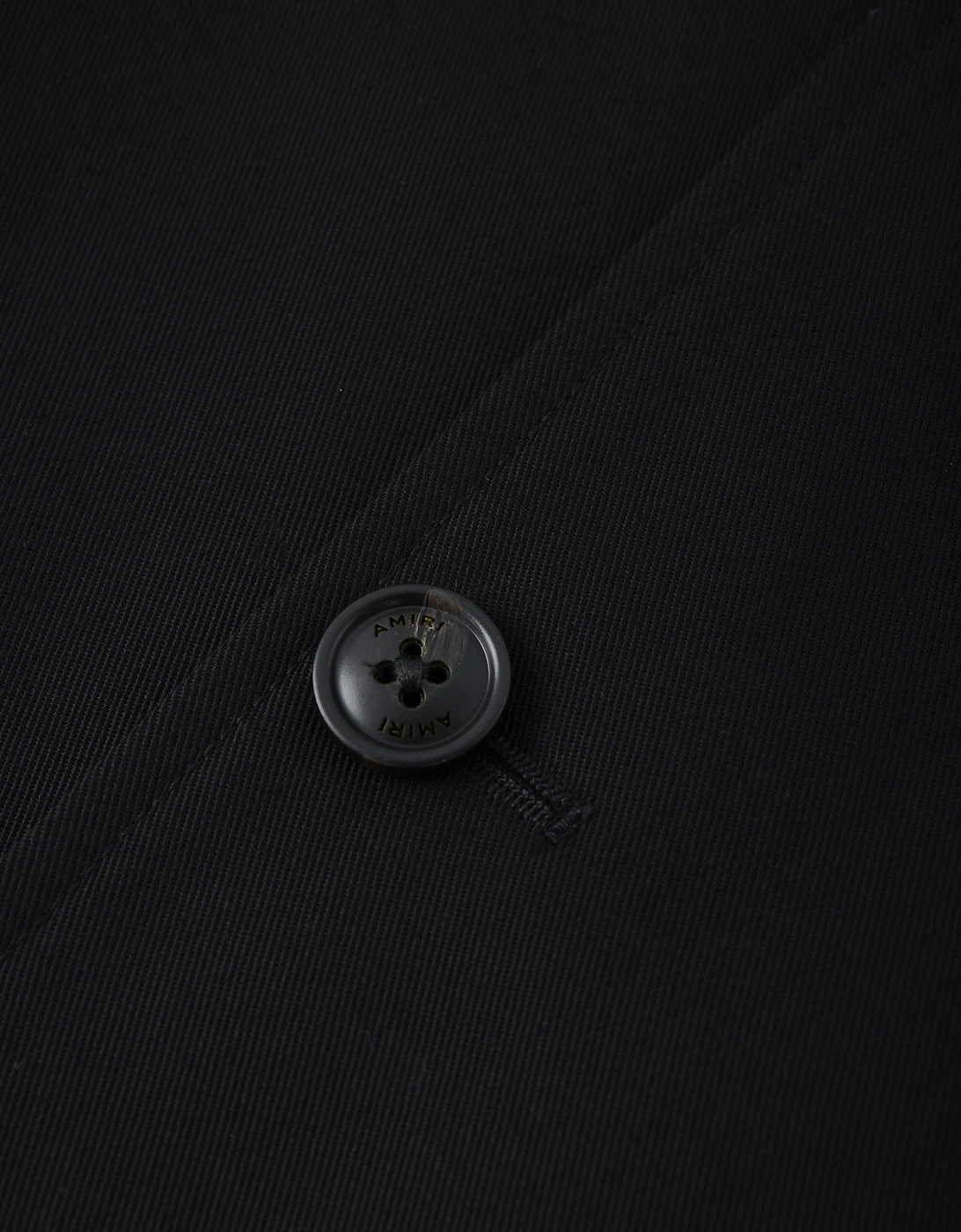 Script Collar Jacket Black
