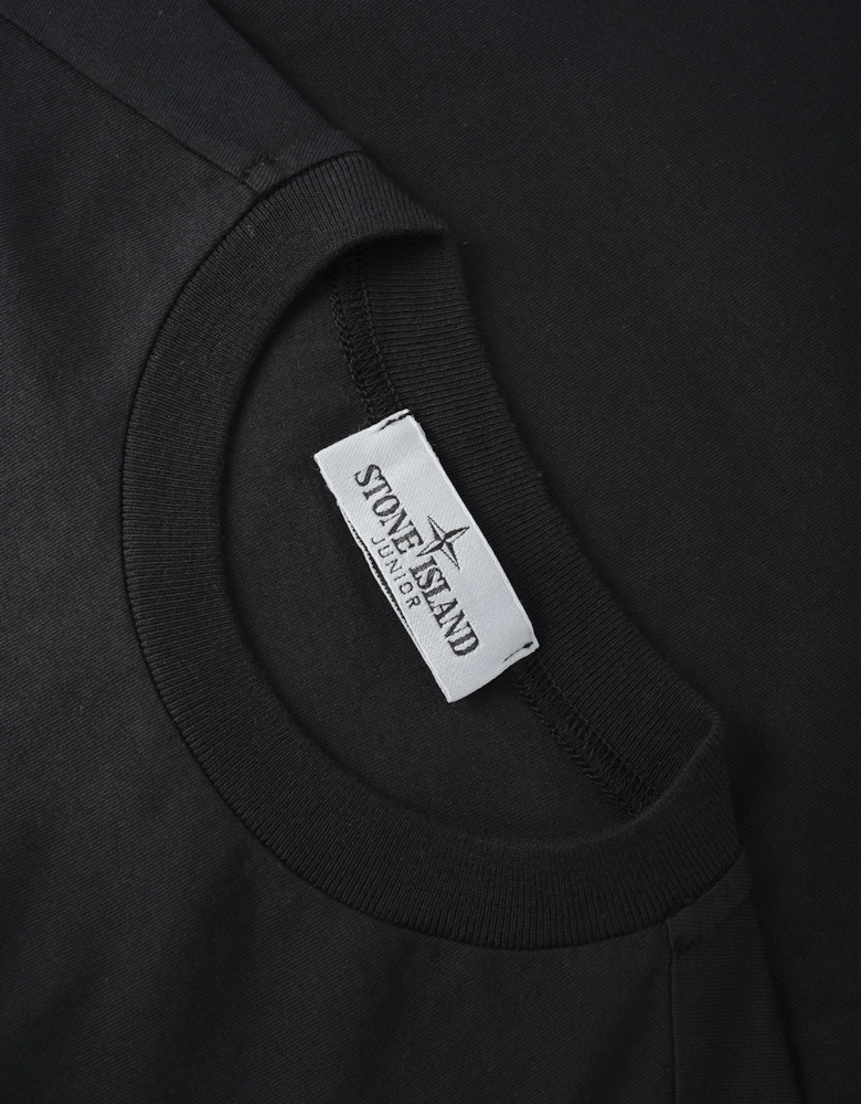 Kids Pocket T-Shirt Black
