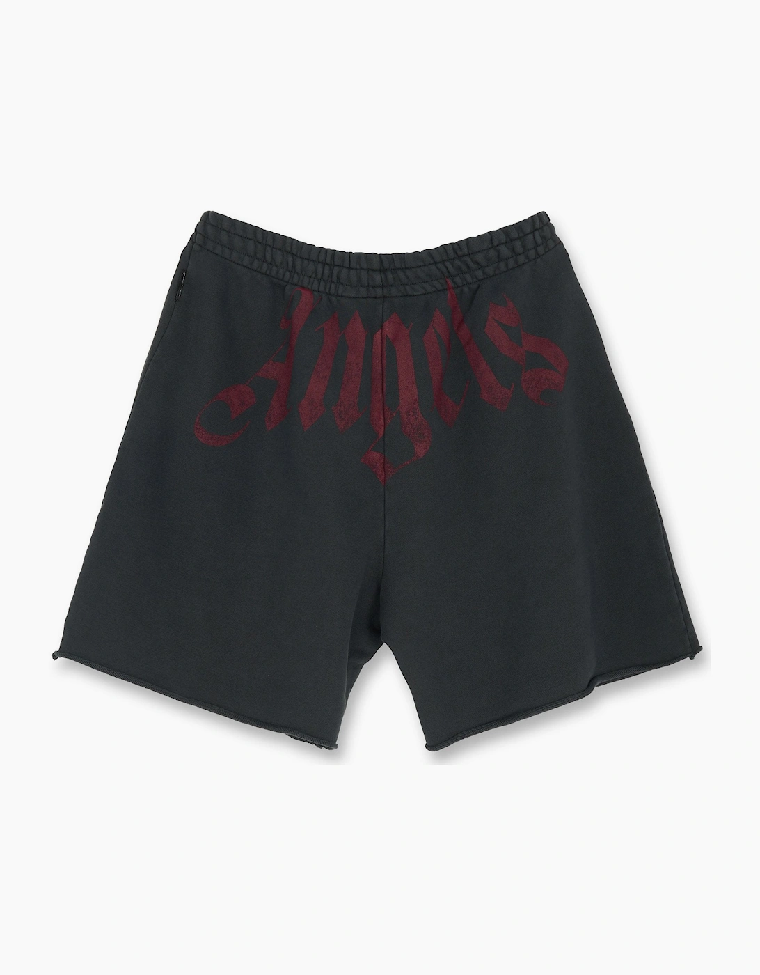 Big Waist Logo Shorts Charcoal Grey