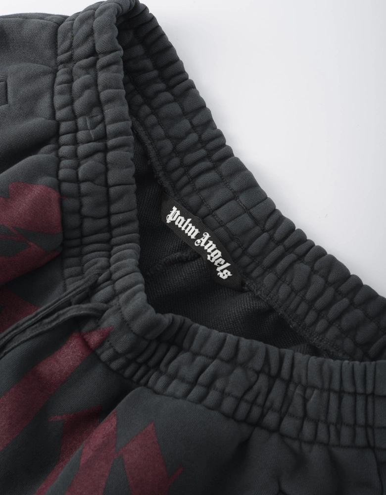 Big Waist Logo Shorts Charcoal Grey