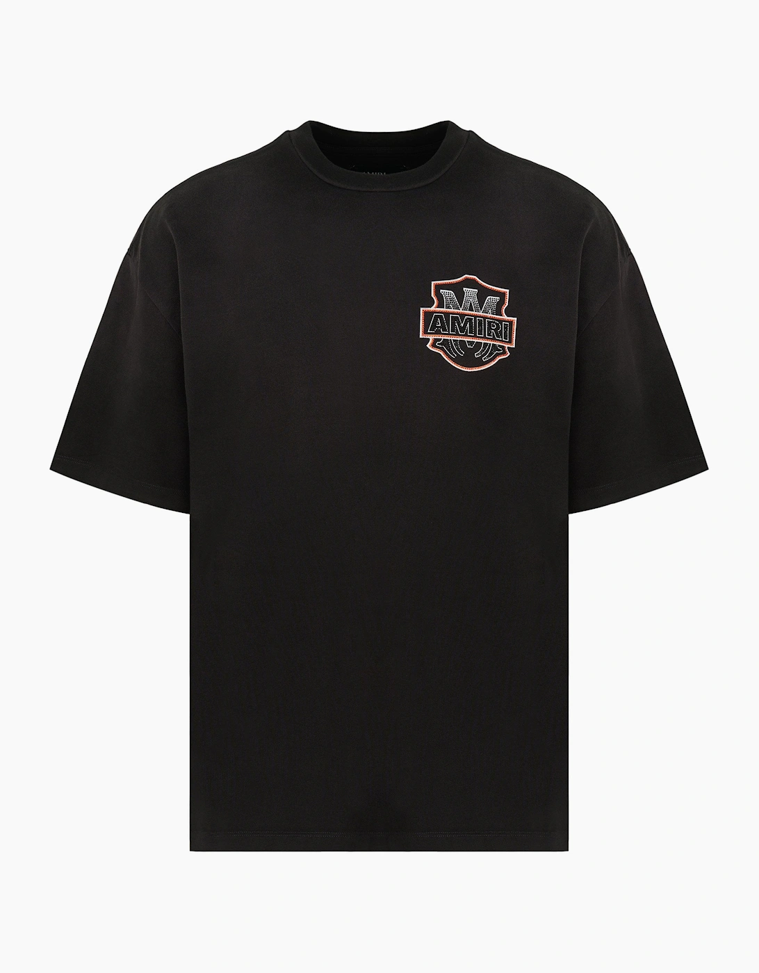 American Dream Crystal Relaxed Tee Black