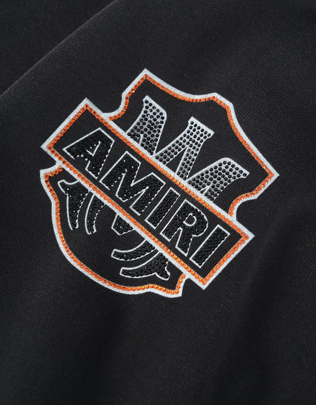 American Dream Crystal Relaxed Tee Black