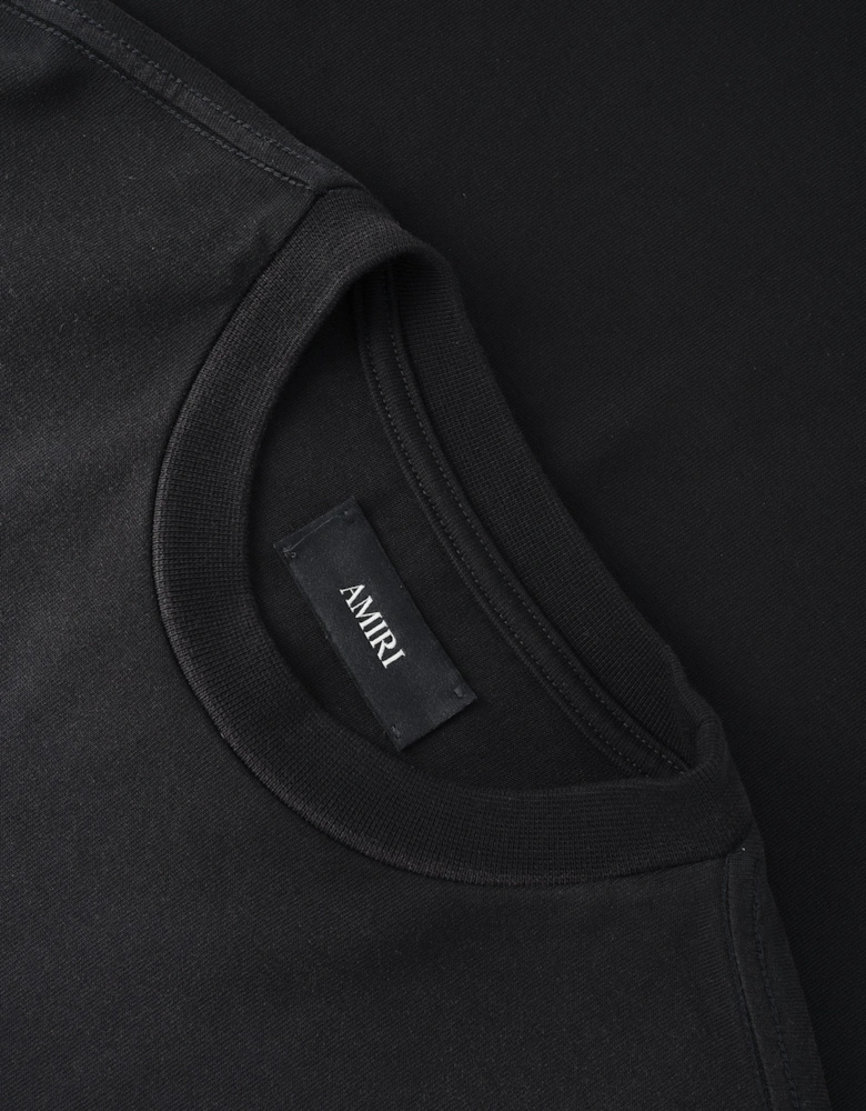 American Dream Crystal Relaxed Tee Black