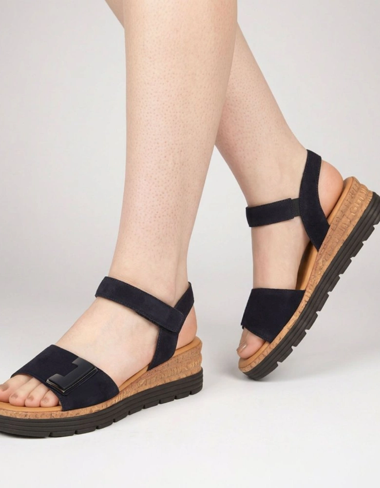 Shout Womens Wedge Heel Sandals