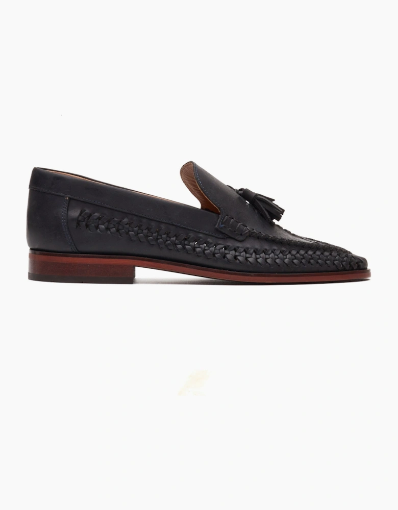 Base London BRACKEN Mens Loafer Shoes Navy