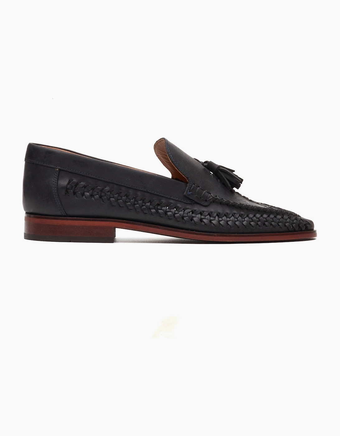Base London BRACKEN Mens Loafer Shoes Navy, 7 of 6