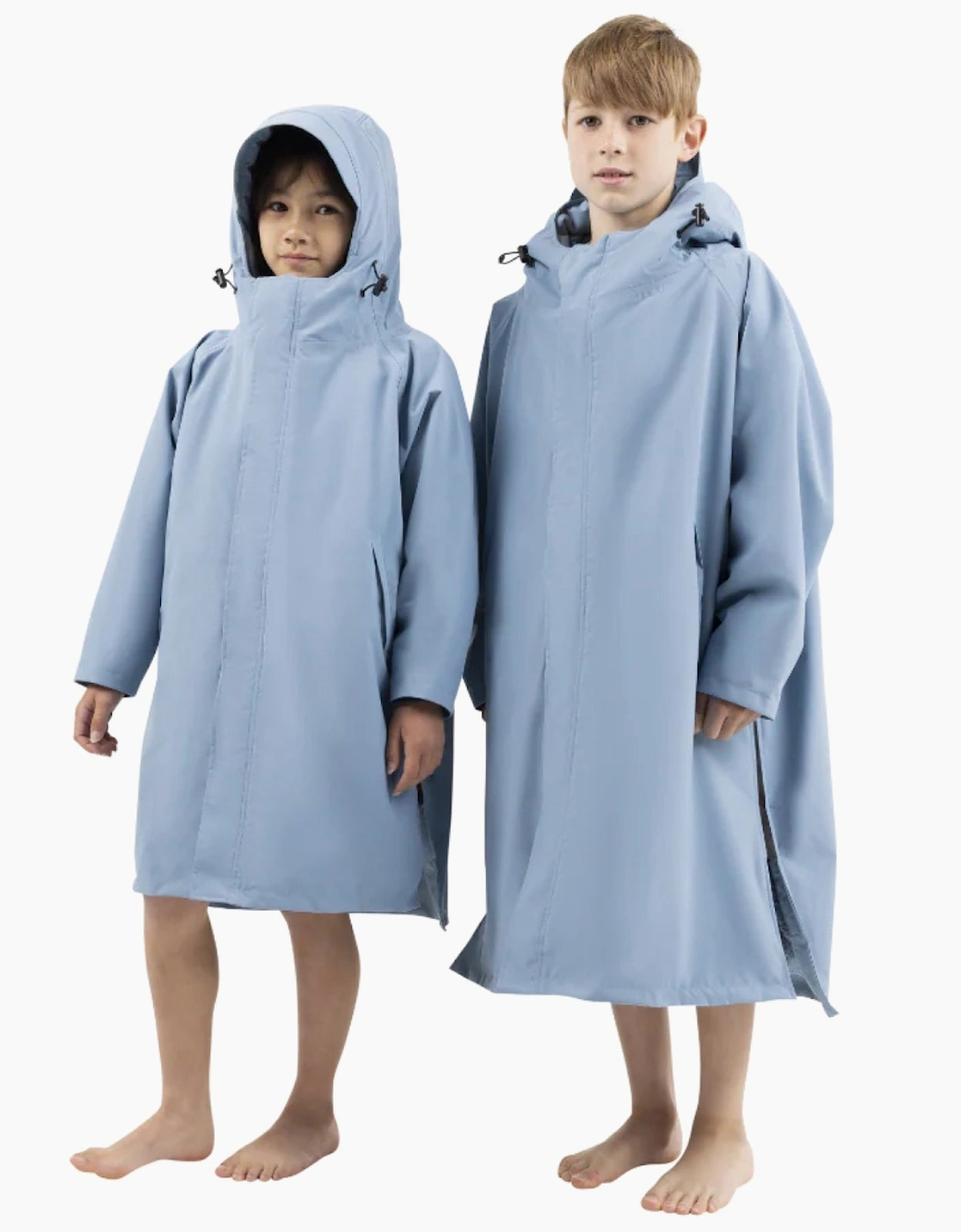Red Kids Dry Pro Hooded Waterproof Changing Robe, 2 of 1