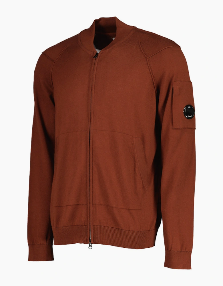 Sea Island Zipped Lens Cardigan