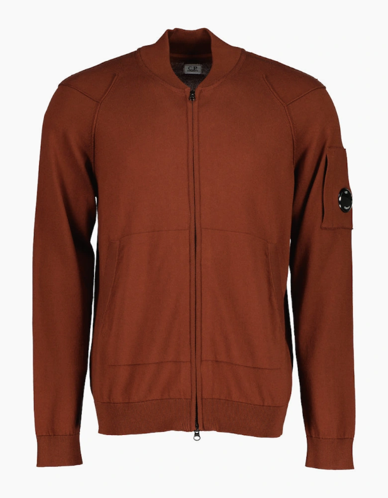 Sea Island Zipped Lens Cardigan