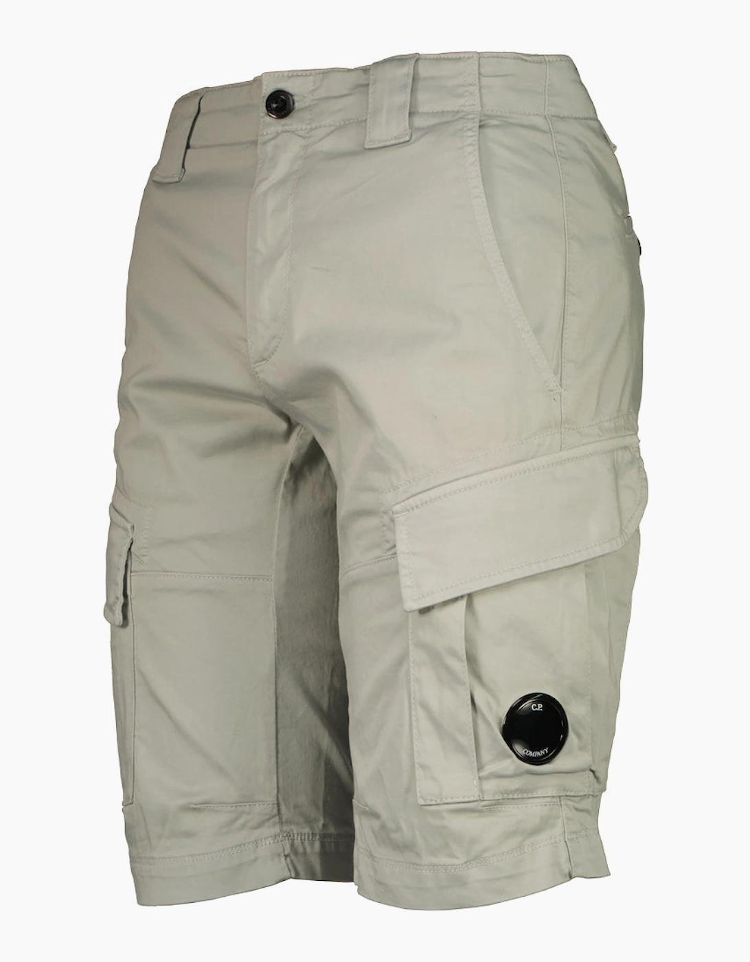 Satin Stretch Lens Cargo Shorts