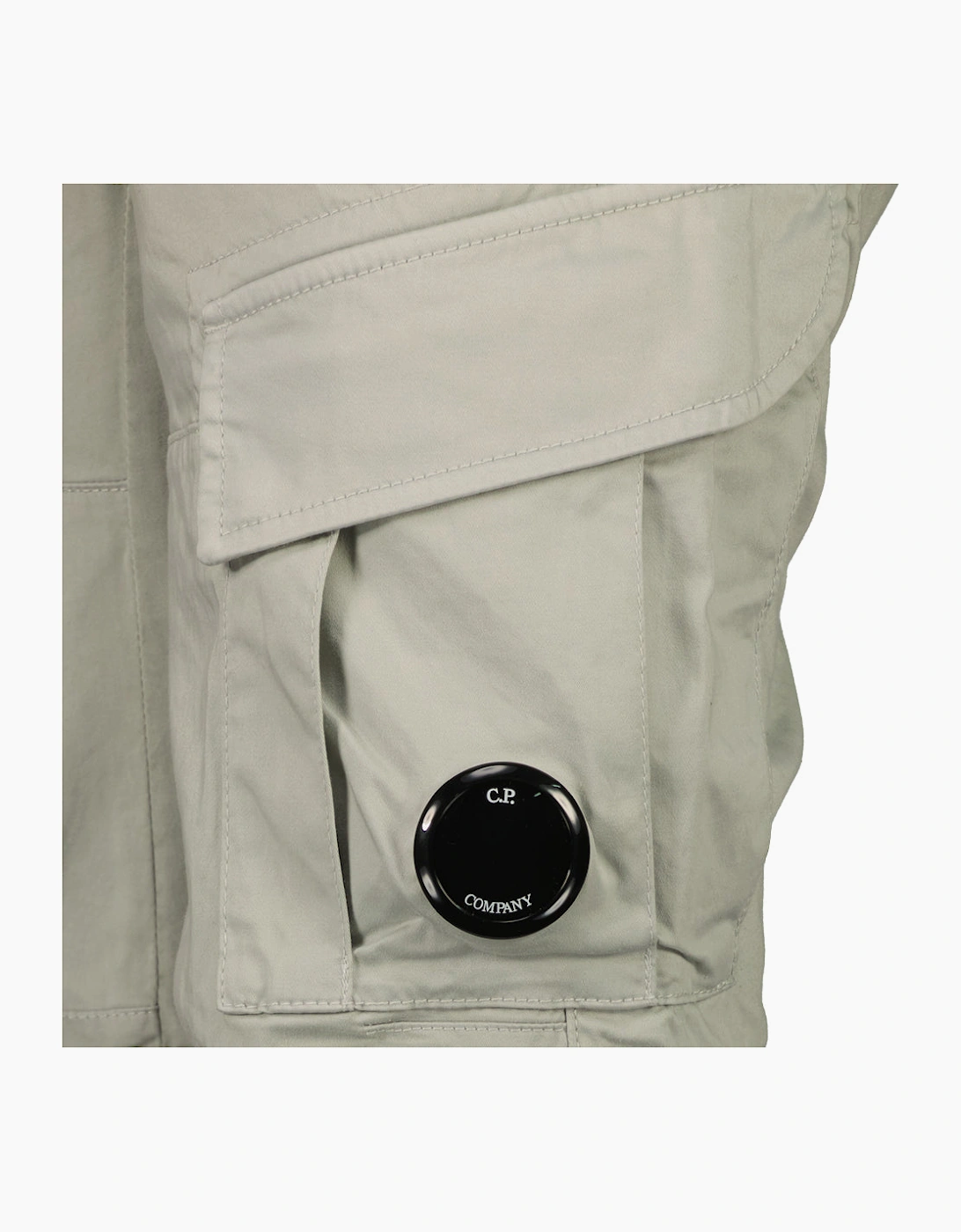 Satin Stretch Lens Cargo Shorts