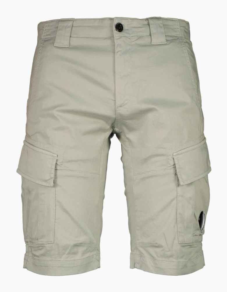 Satin Stretch Lens Cargo Shorts
