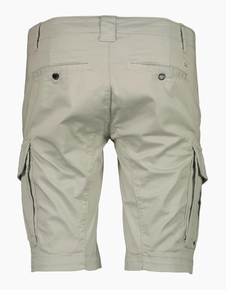 Satin Stretch Lens Cargo Shorts
