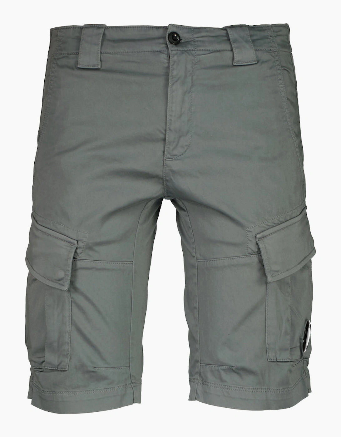 Satin Stretch Lens Cargo Shorts