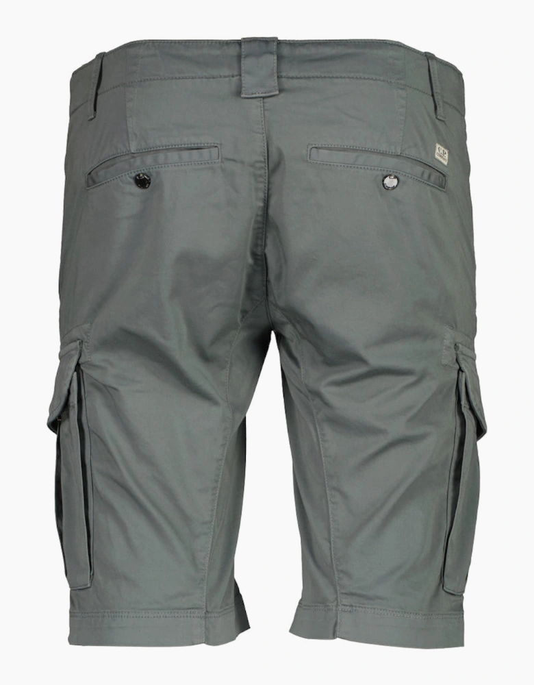 Satin Stretch Lens Cargo Shorts