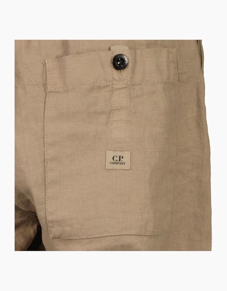Linen Bermuda Shorts