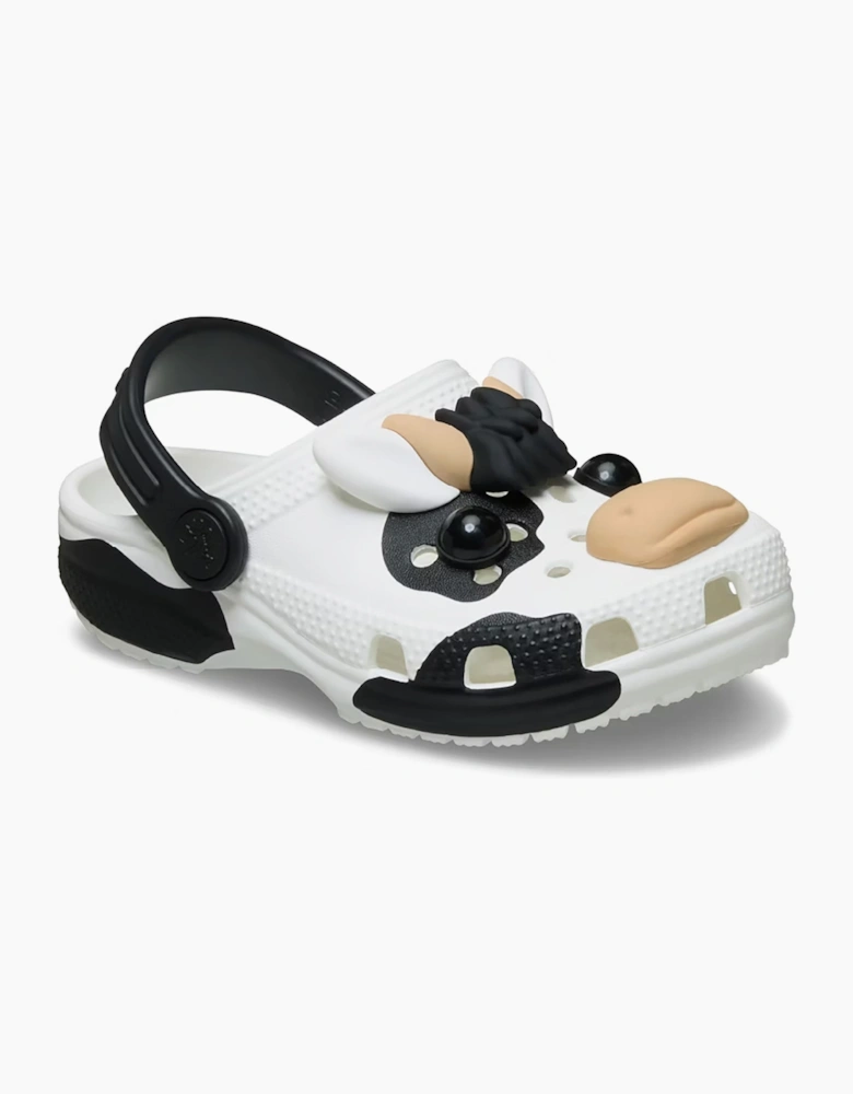 Crocs CLASSIC IAM COW Unisex Kids Clogs White