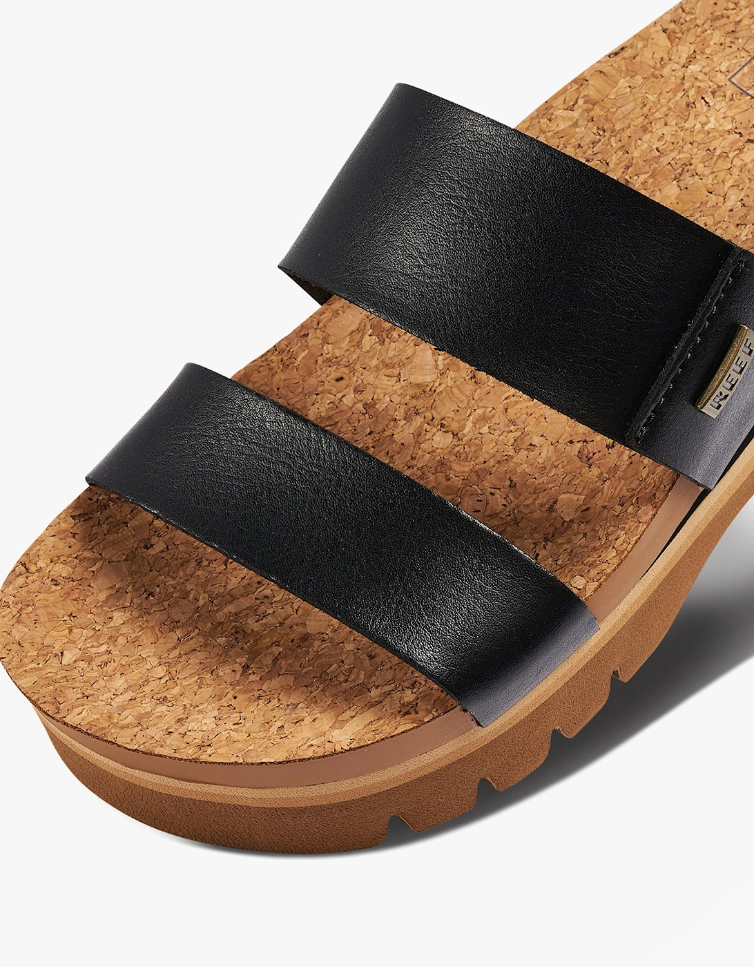 Reef CUSHION VISTA Womens Platform  Sandals Black